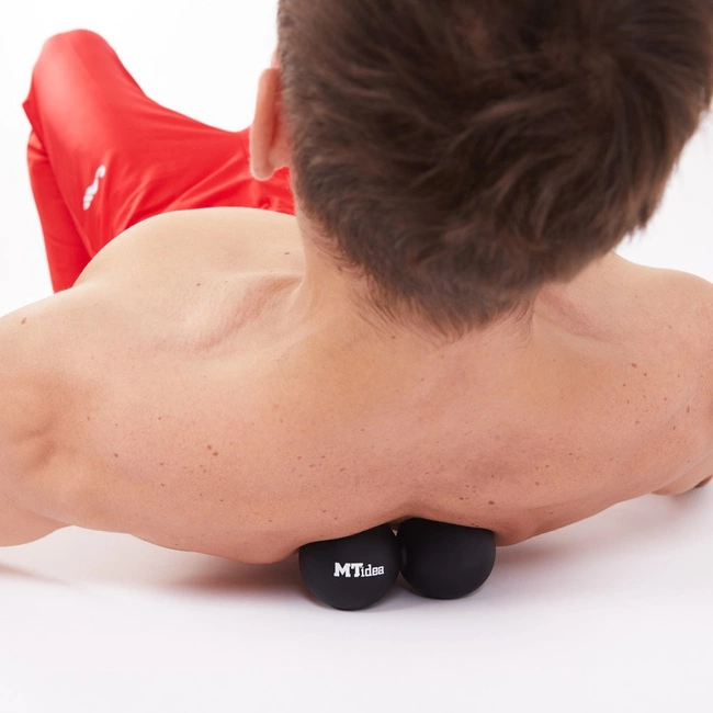 Podwójna piłka Lacrosse do masażu