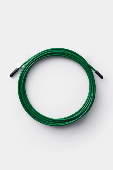 Linka do skakanki w oplocie 2 mm - ciemnozielona