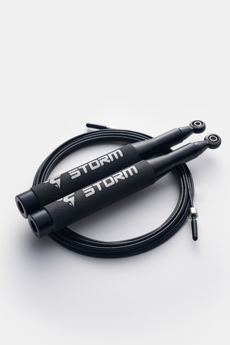 Skakanka treningowa STORM SV4 - czarna