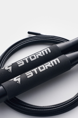 Skakanka treningowa STORM SV4 - czarna