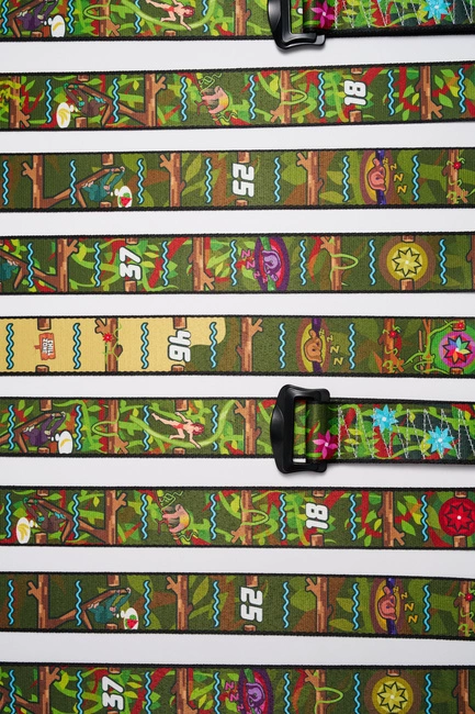 Taśmy treningowe 45mm regulowane z klamrami alpin ze wzorem jungle MTidea