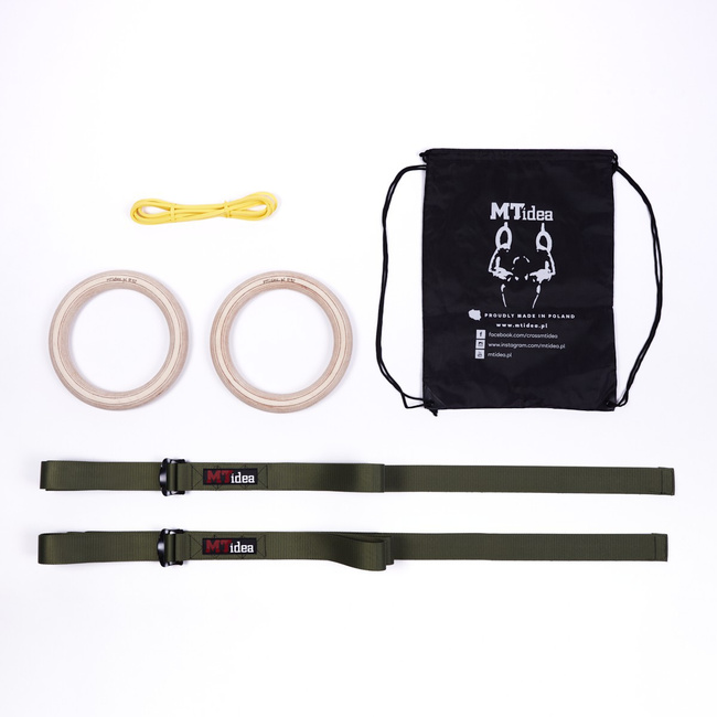 Kółka R32+Power Band żółty