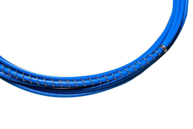 Linka w oplocie 3 mm - niebieska